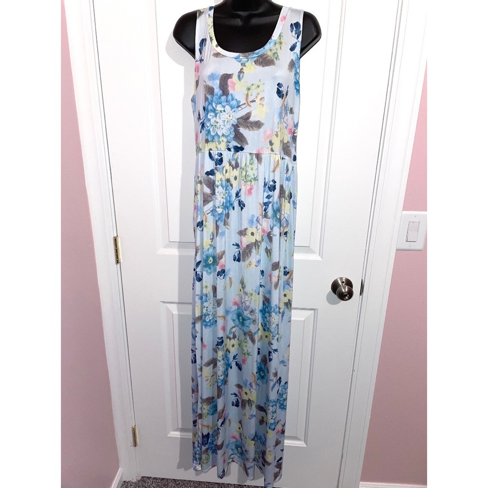 Boutique blue maxi dress